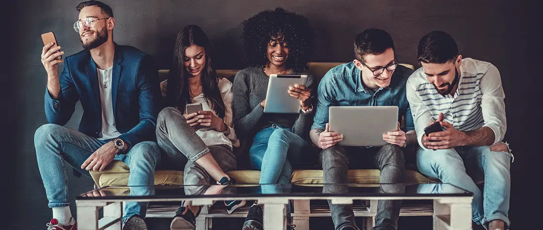 group of people co-working