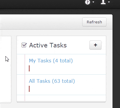 Dashboard Tasks