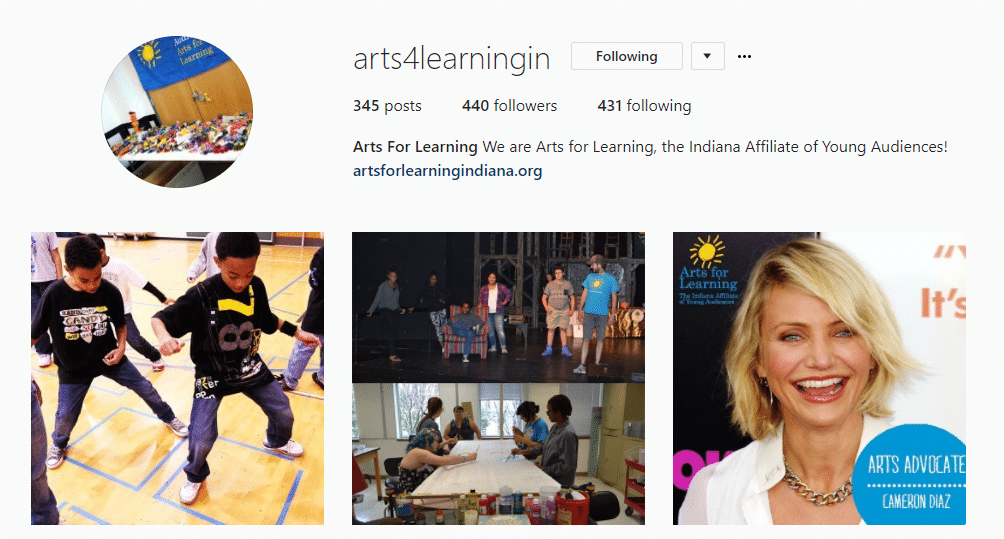 nonprofit Instagram