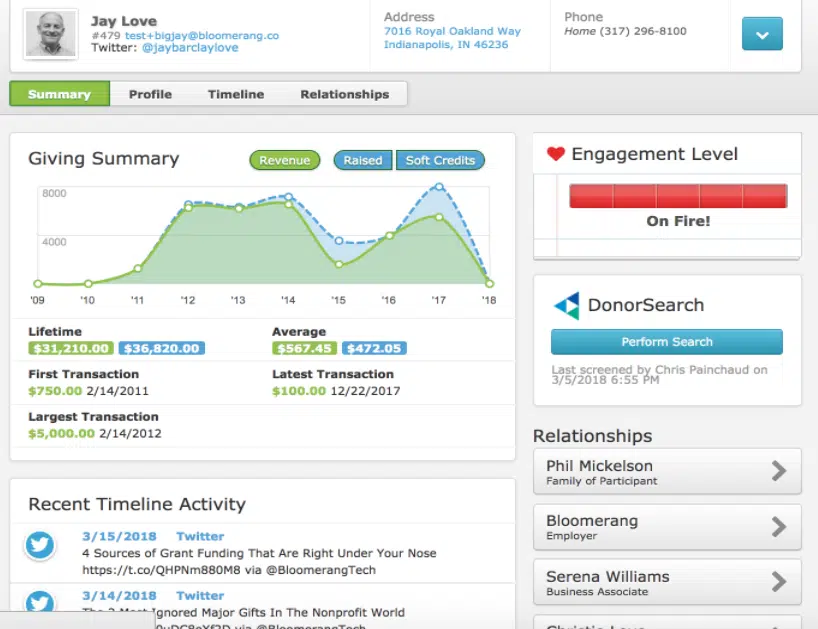 donor relationship building