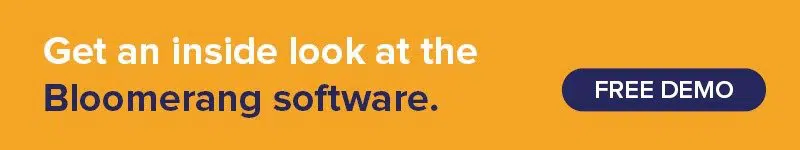 Get a free demo of the Bloomerang software.