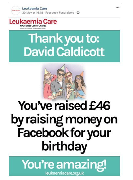 Here's another example of ways to publicly thank your fundraisers.