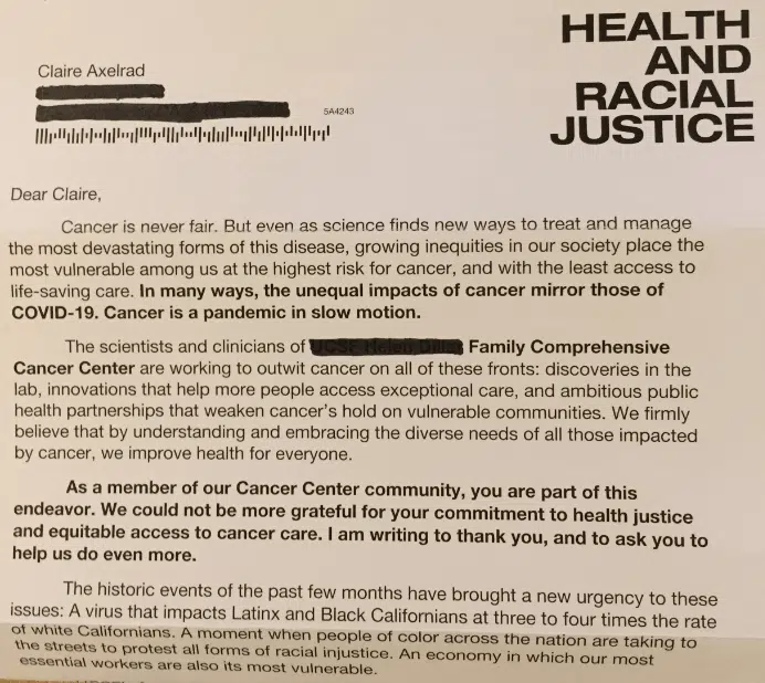 fundraising appeal examples
