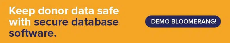 Ensure your nonprofit cybersecurity strategy by asking about security during your next Bloomerang demo.