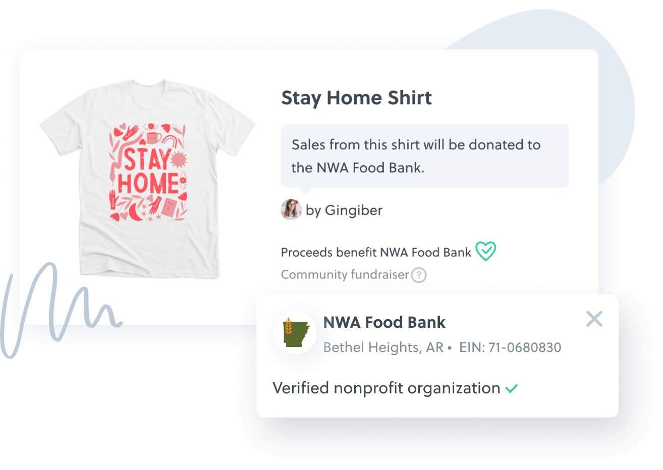 This image shows an example of a campaign created using Bonfire’s online fundraising platform.