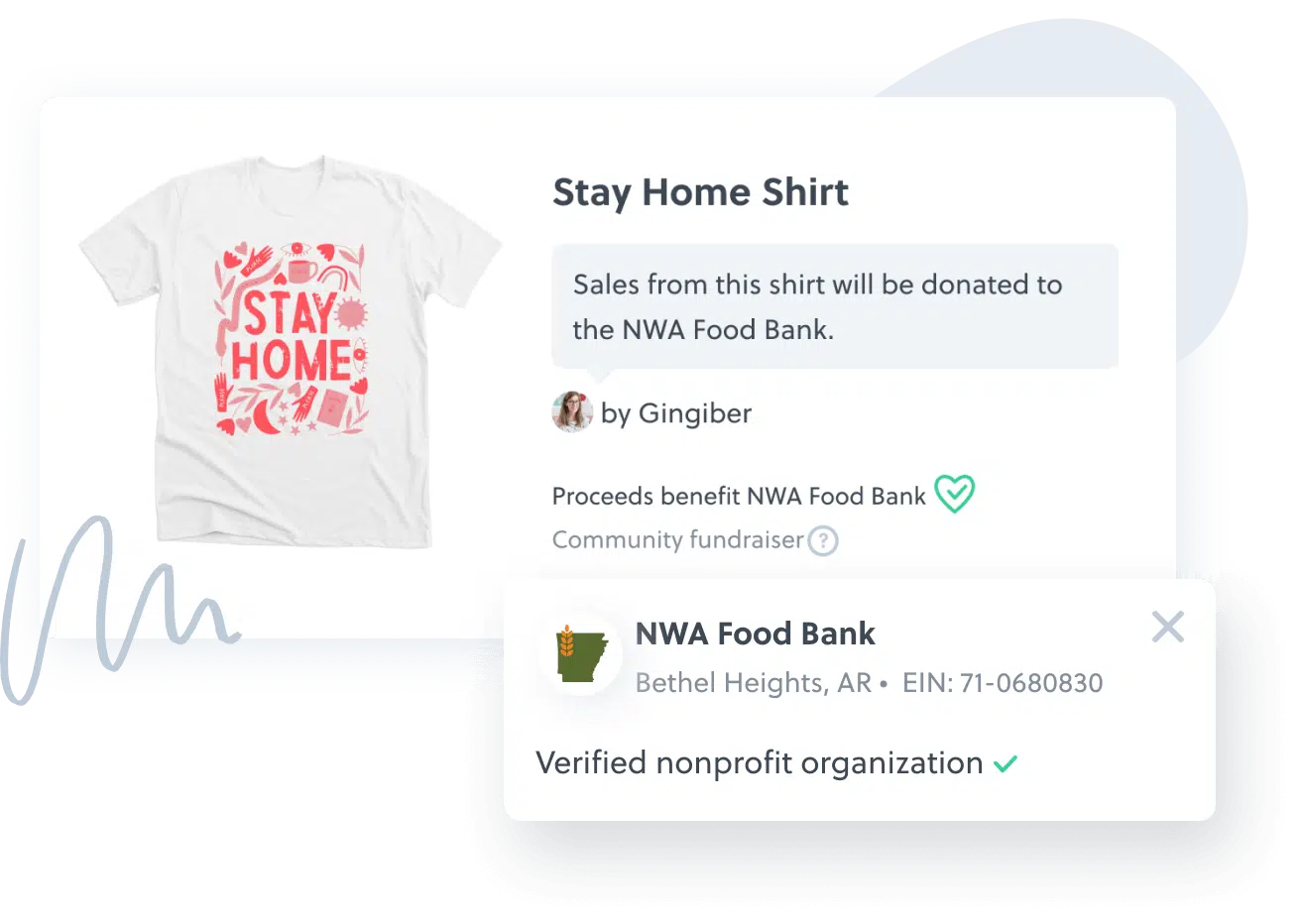 This image shows an example of a campaign created using Bonfire’s online fundraising platform.