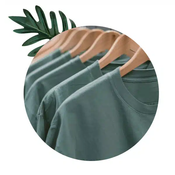 Shirts on hangers