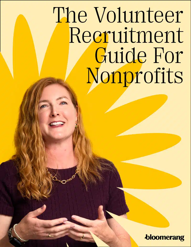 Volunteer recruitment guide ebook cover