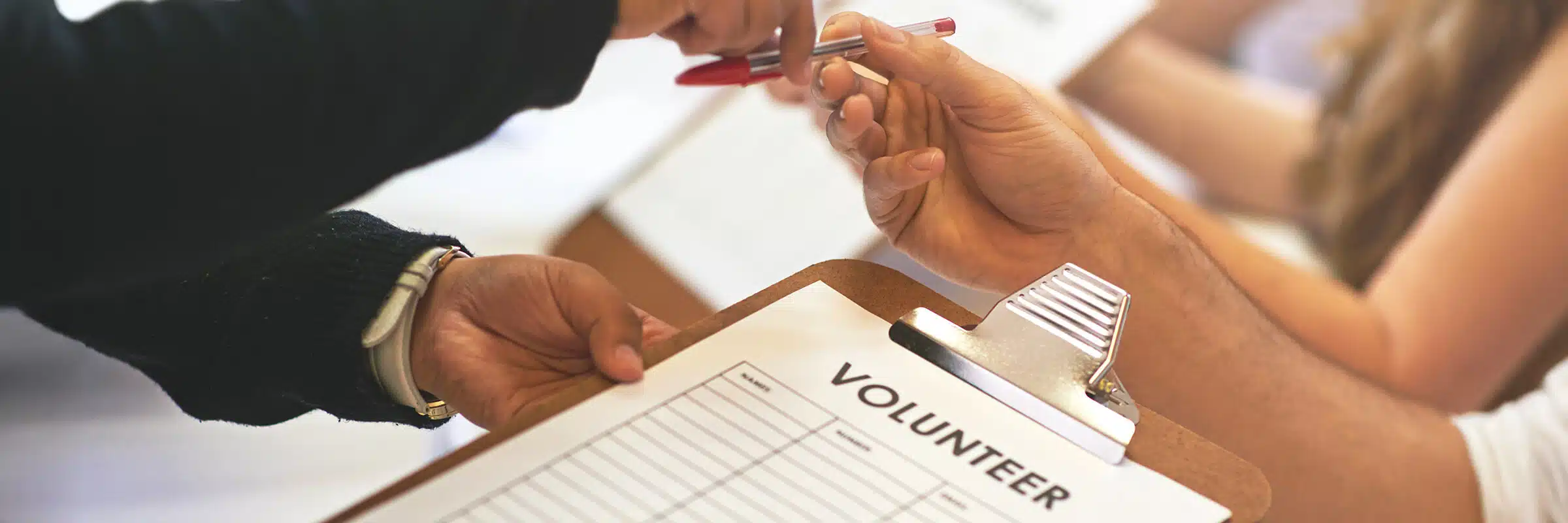Strategies to streamline volunteer check-in (explained in the list below)