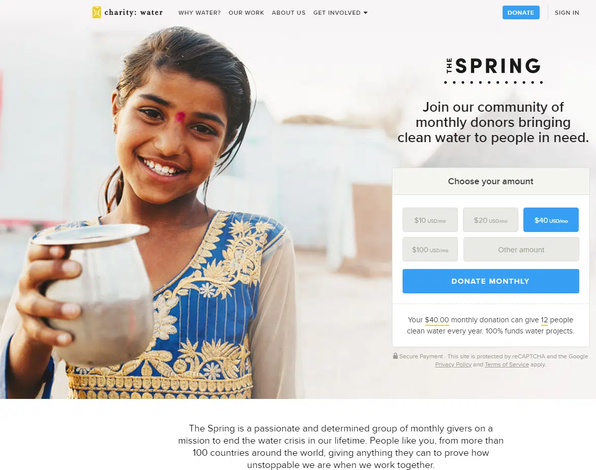 increase monthly giving