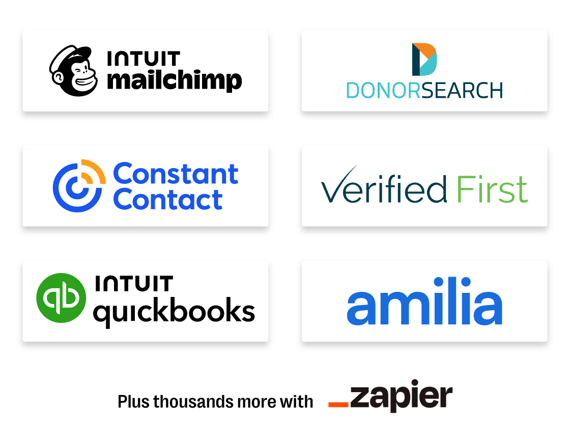 Bloomerang integration list