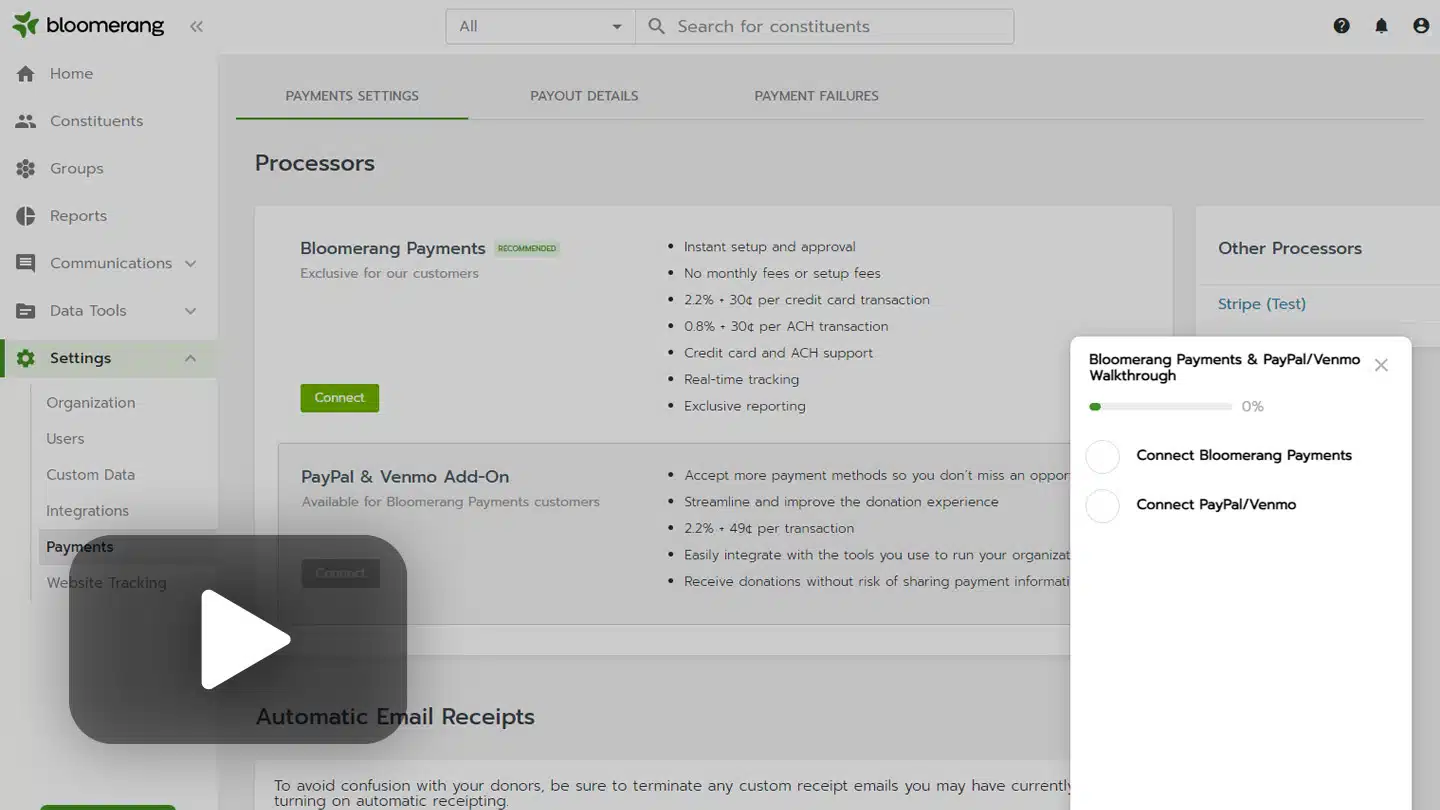 Payments - PayPal Tour