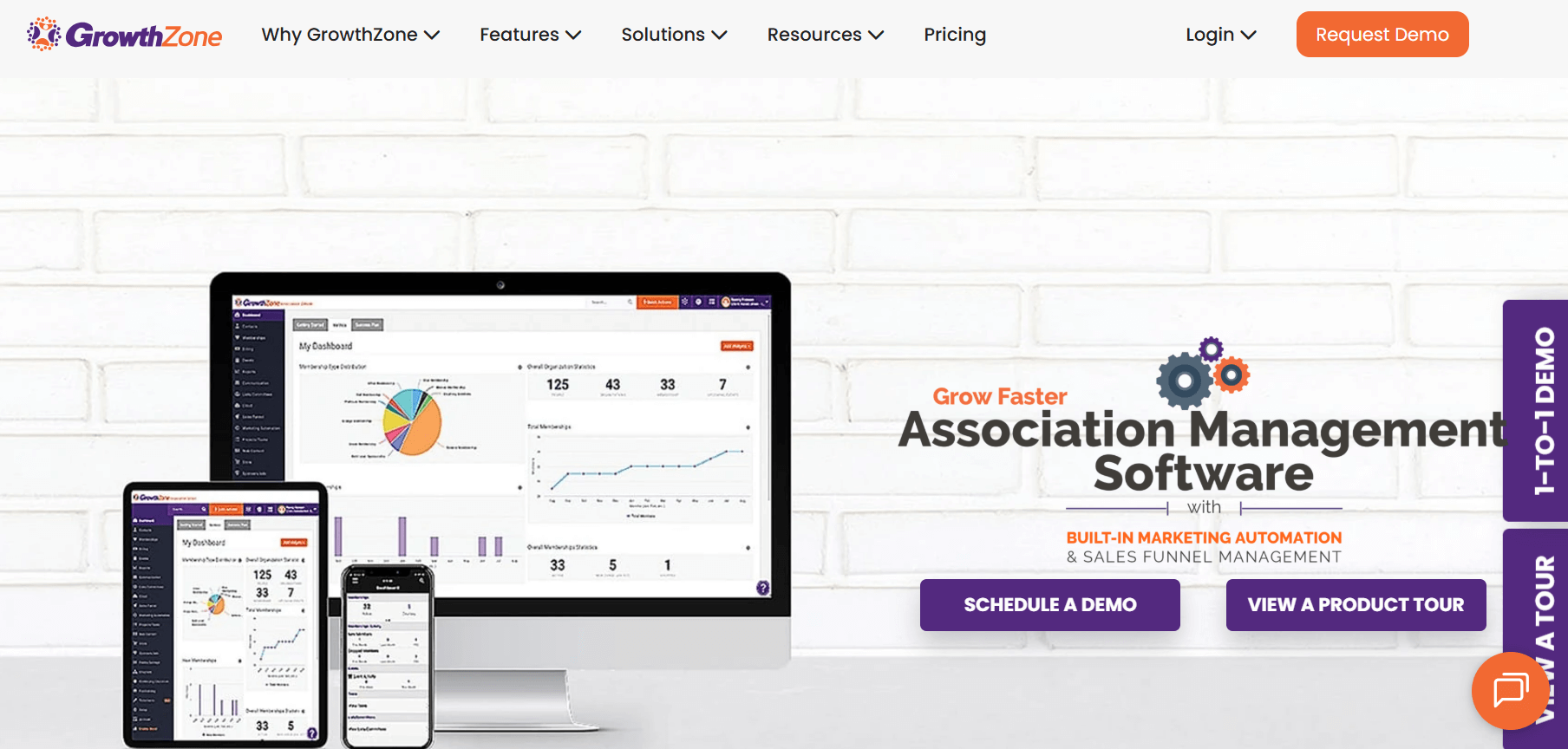 GrowthZone’s homepage