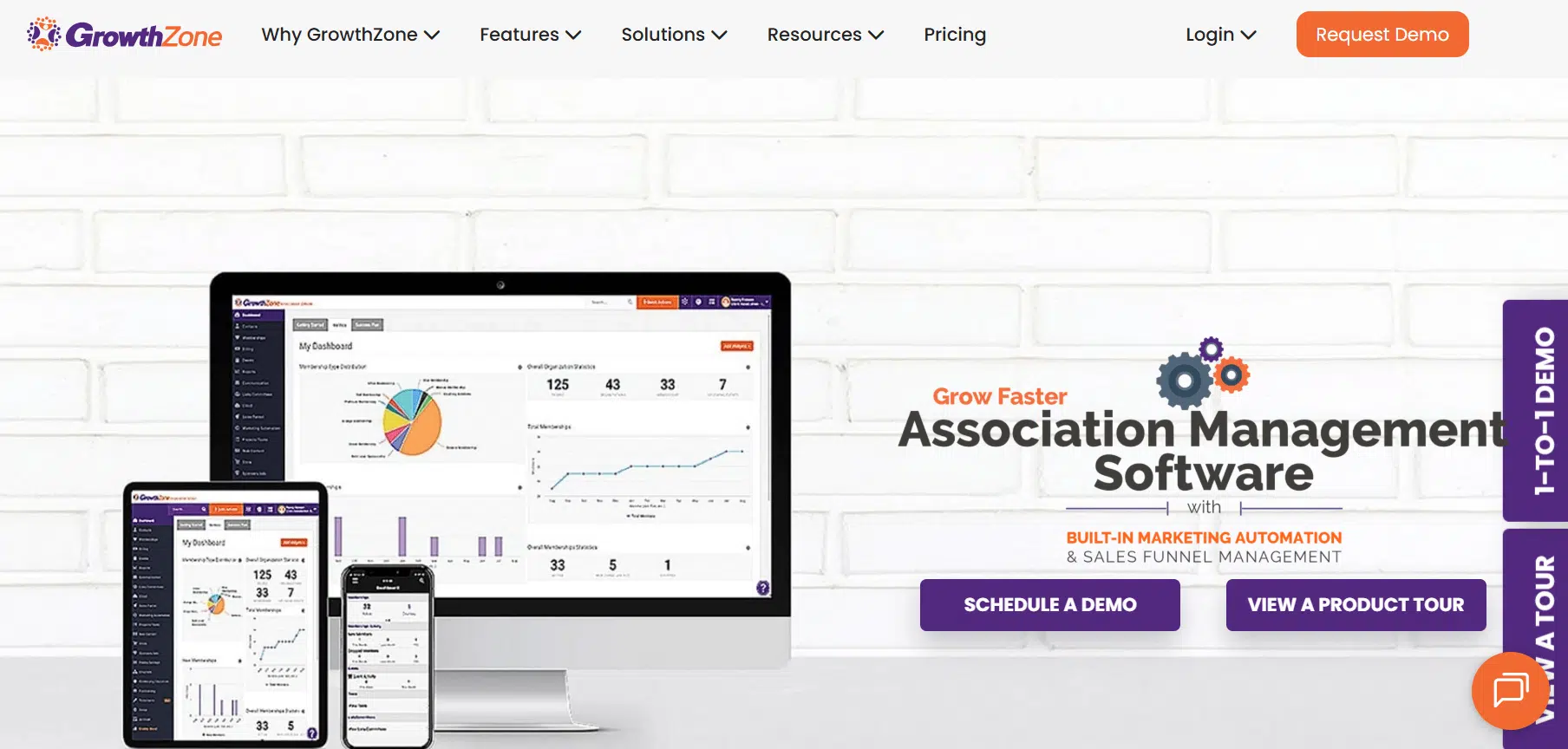 GrowthZone’s homepage