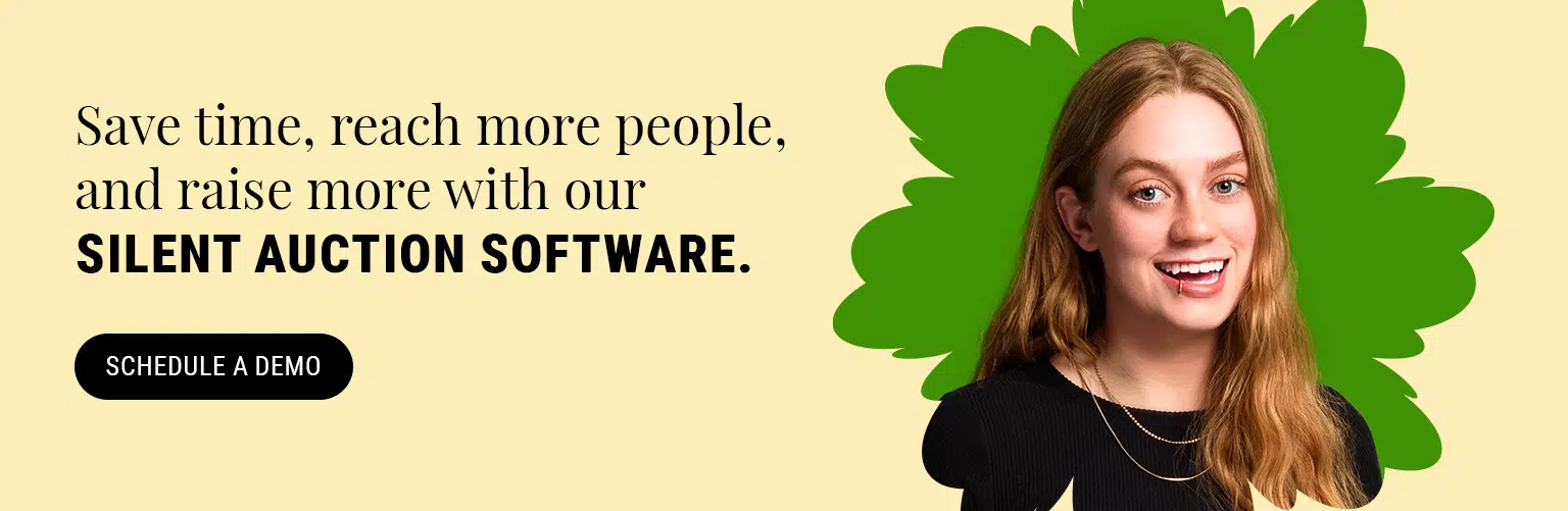 Save time, reach more people, and raise more with our silent auction software. Click here to book a Bloomerang demo today.