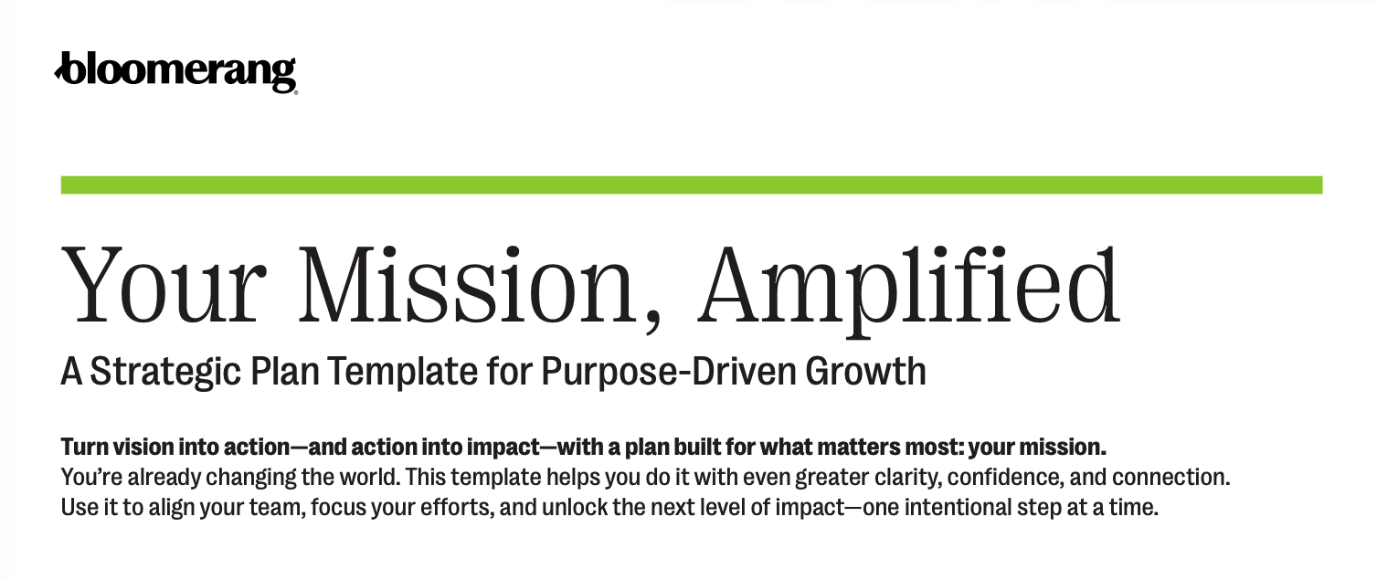 Nonprofit Strategic Plan  Template PDF download