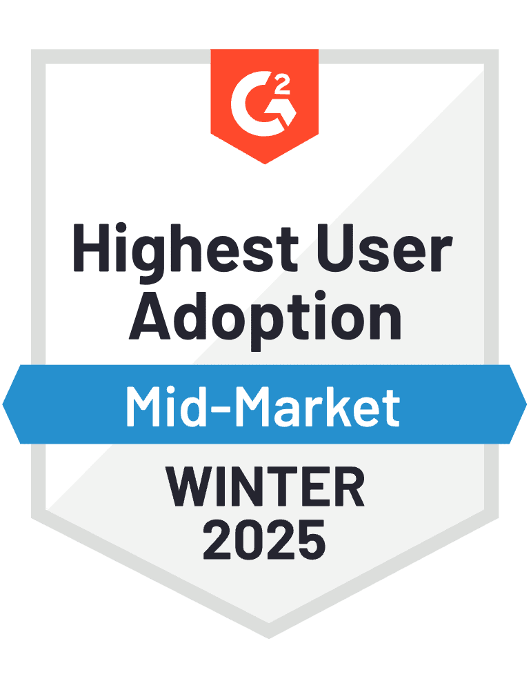 G2 Highest User Adoption Winter 2025