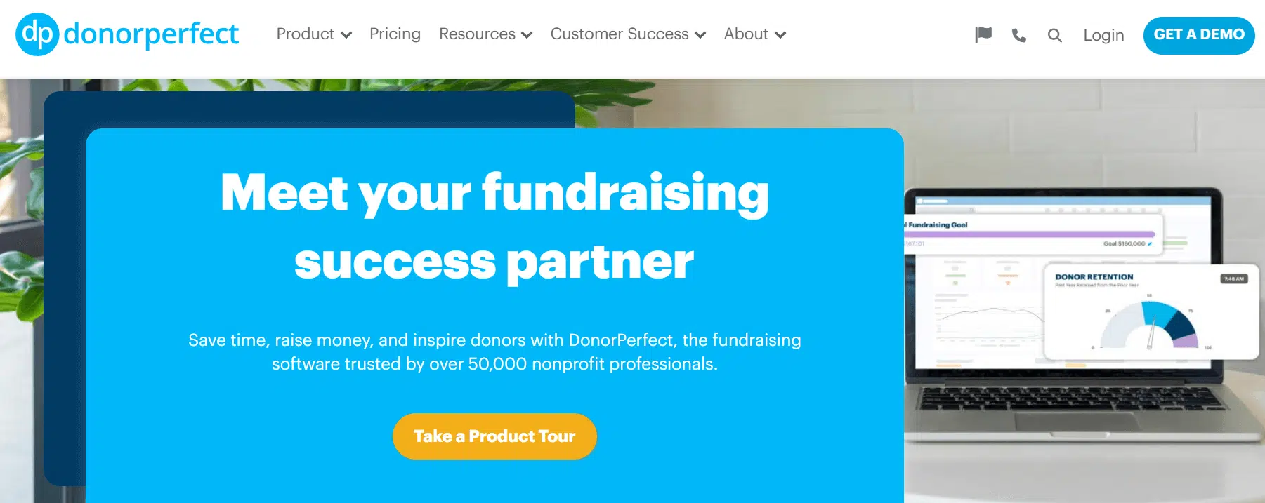 DonorPerfect homepage
