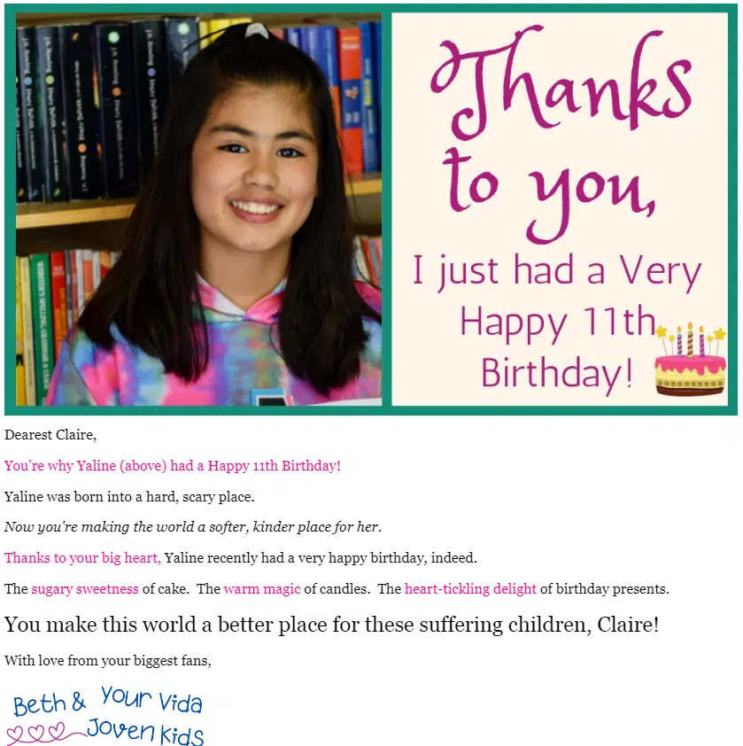 email welcome series