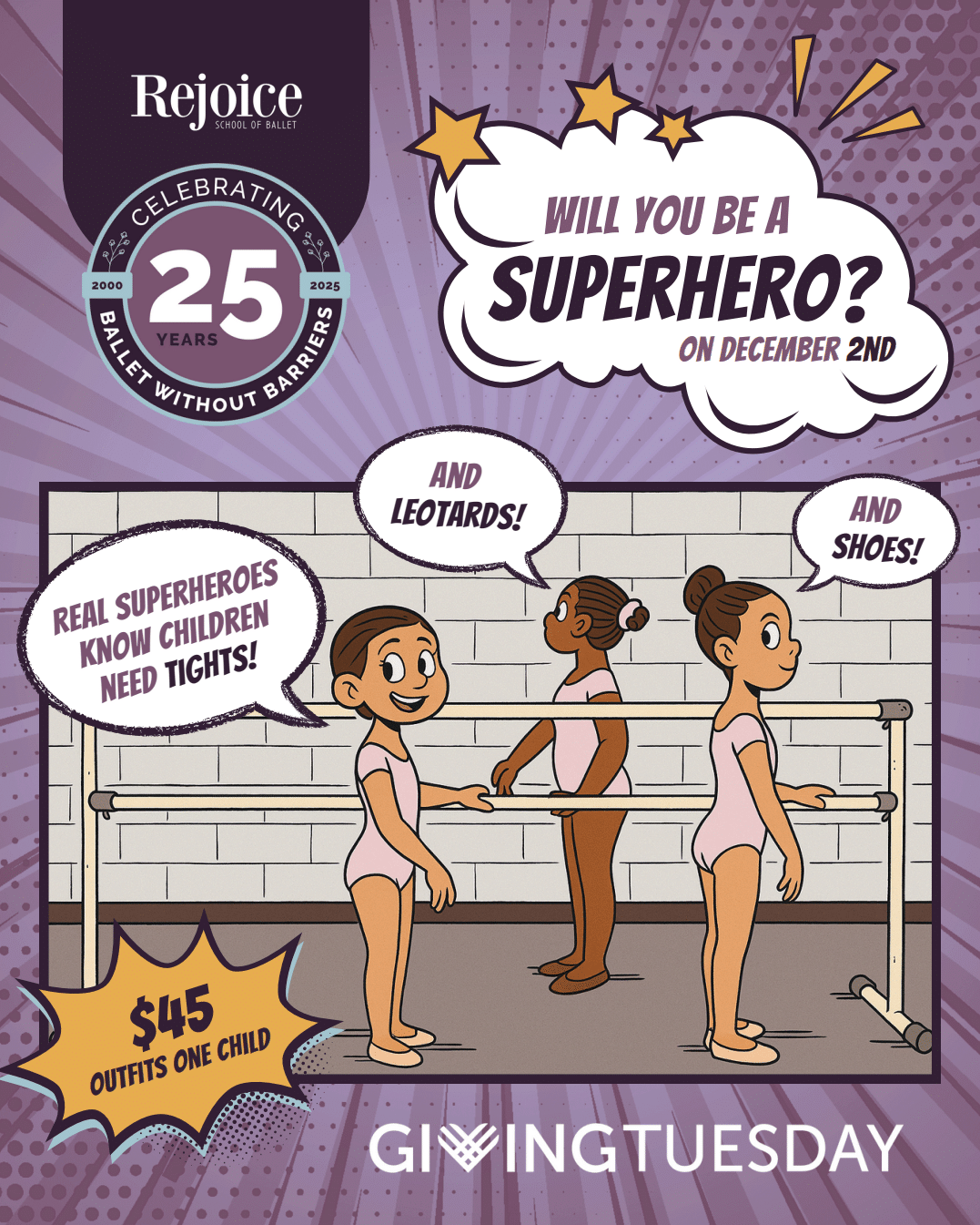 Rejoice Ballet Superhero