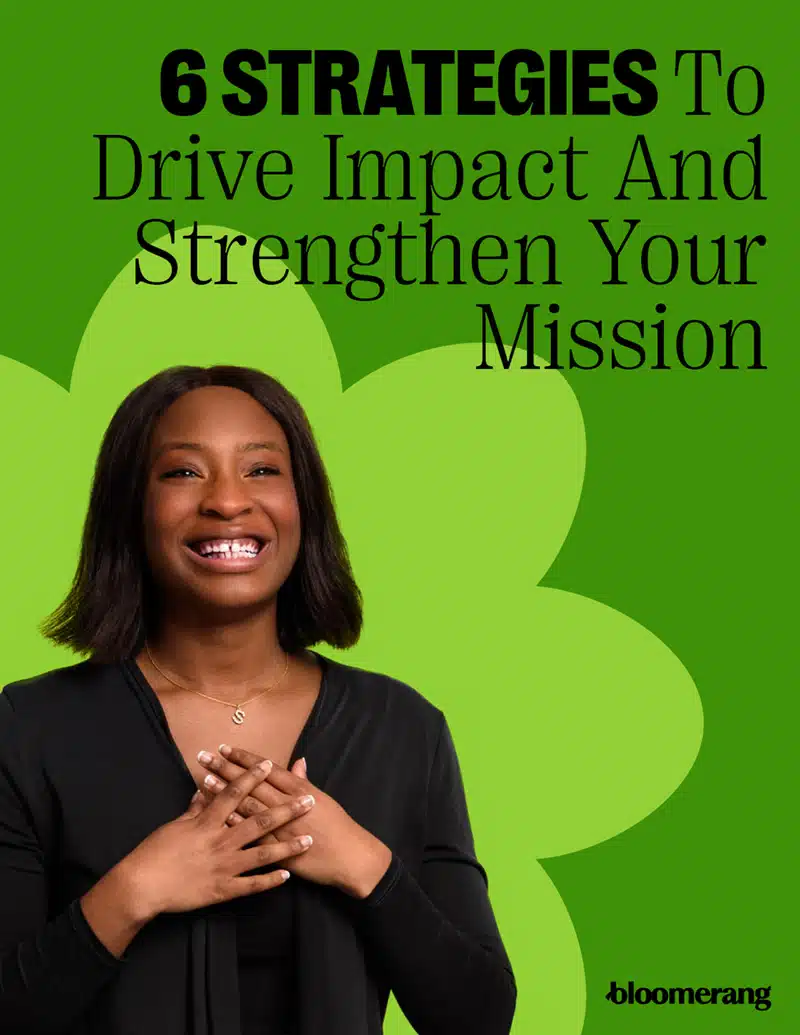 6 strategies to drive impact and strengthen your mission ebook cover