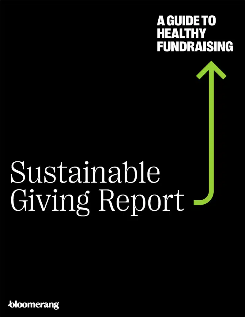 Sustainable Giving Report cover