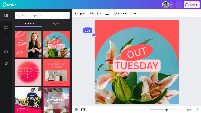 Canva AI tool for nonprofits