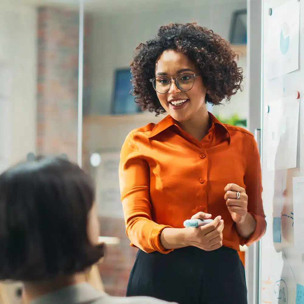 Woman consultant at office