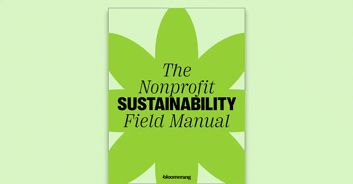 Feature Nonprofit Sustainability Field Manual