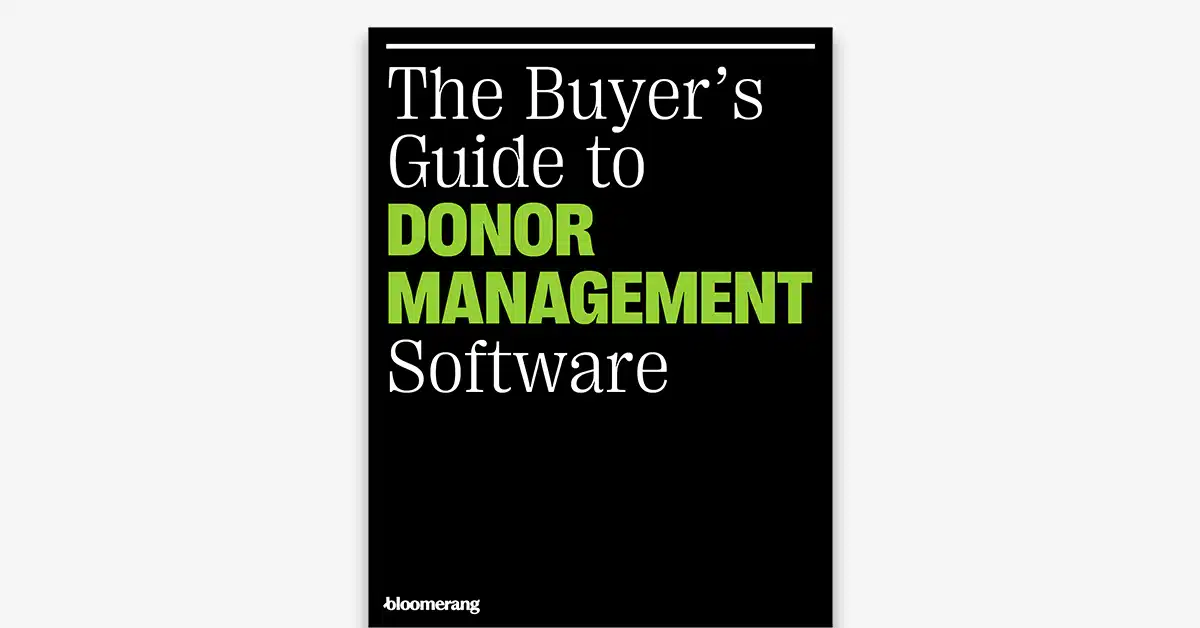 Feature The Buyers Guide To Donor Management Software