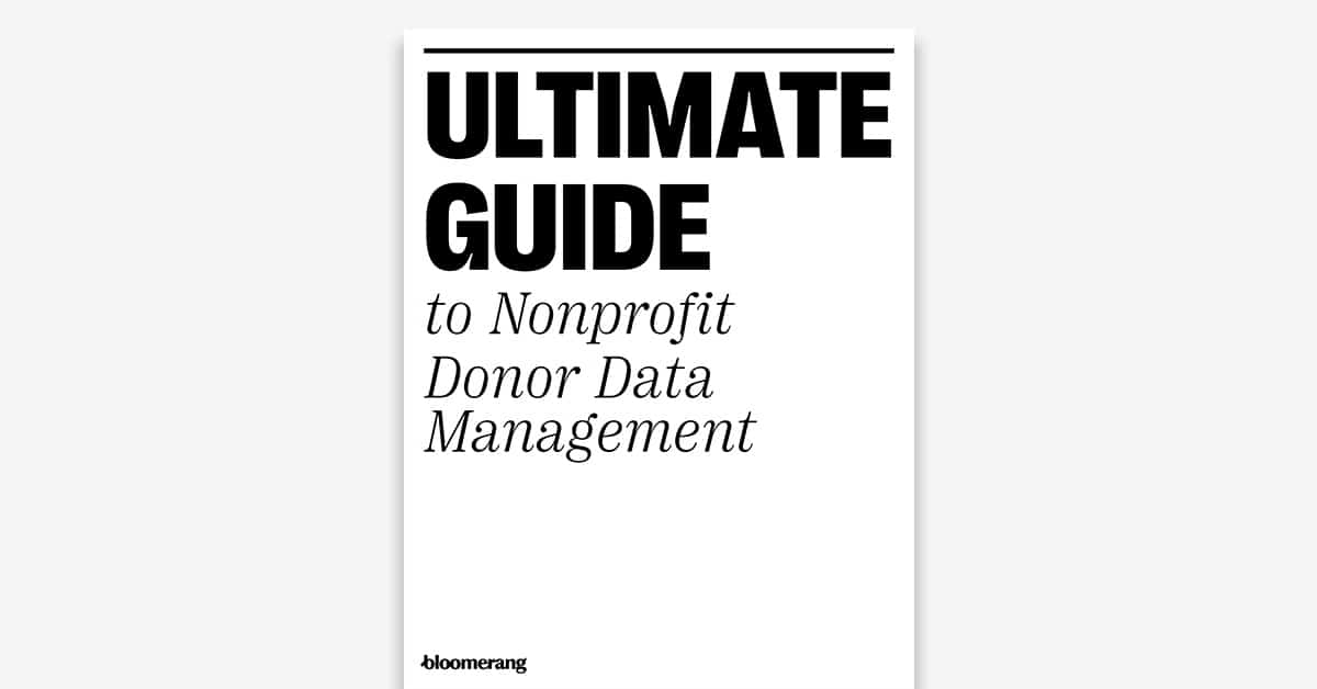Feature Ultimate Guide To Nonprofit Donor Data Management