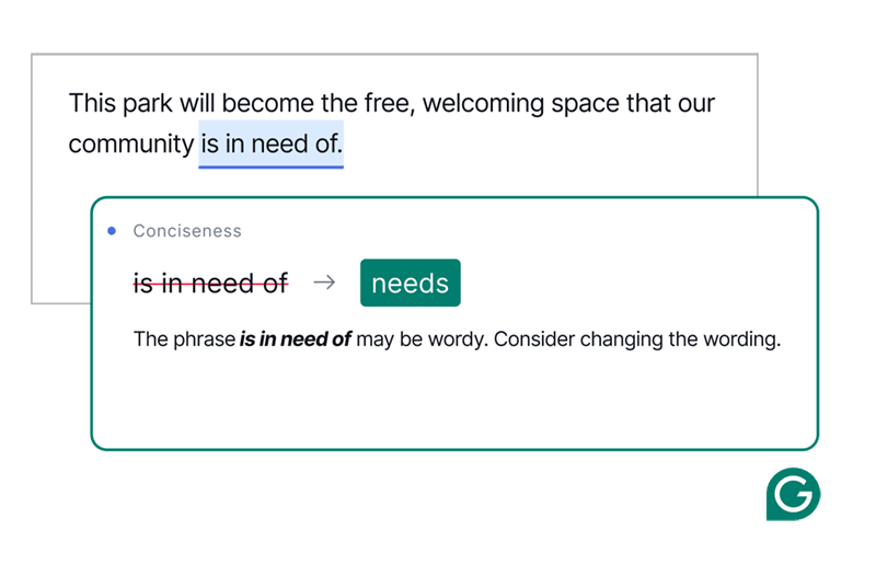 Grammarly Basic AI tool for nonprofits