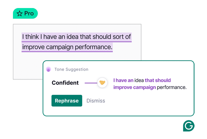 Grammarly Pro AI tool for nonprofits