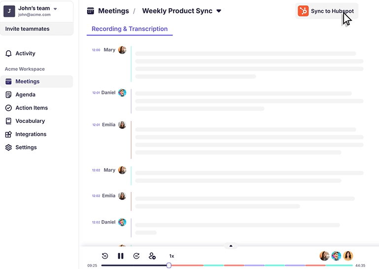 krisp AI example image