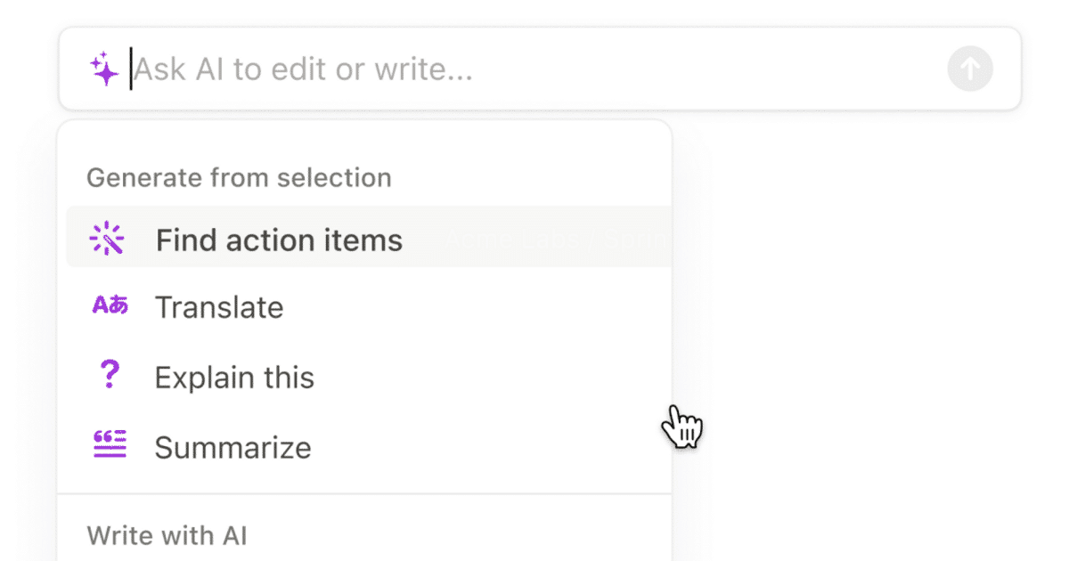 Notion AI tool for nonprofits