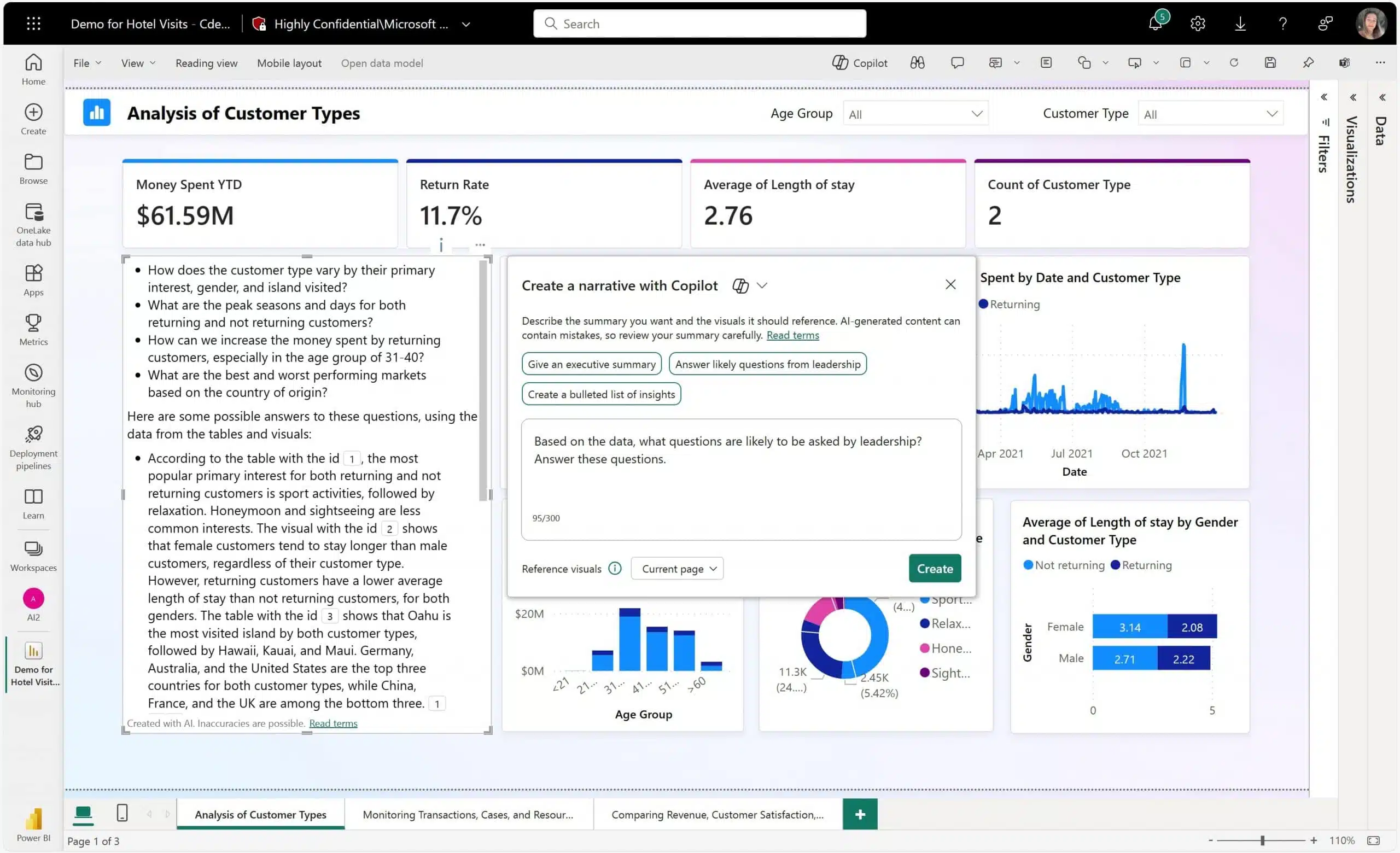Power Bi AI tool for nonprofits