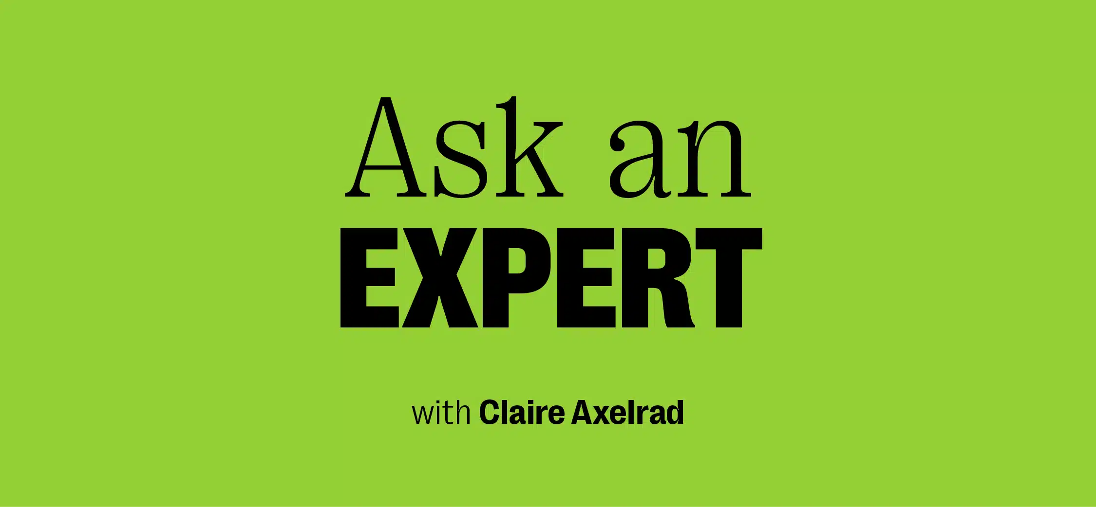Ask An Expert
