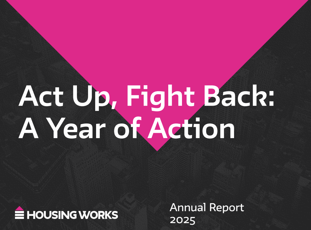 The title page of the Housing Works 2025 annual report